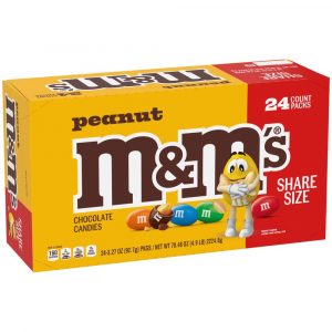 M&M'S Chocolate Candy, Peanut, Share Size