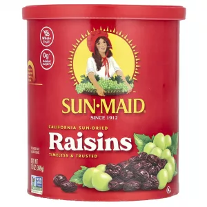 Sun-Maid California Sun-Dried Raisins - 13 oz Resealable Canister