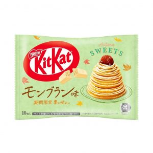 Japanese Mini KitKat: Mont Blanc Cake (Limited Edition) - 10 Piece Bag