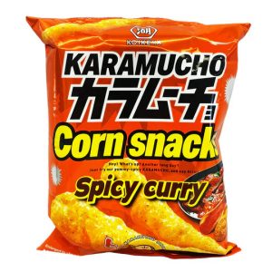 Koikeya Karamucho - Corn Chip Snack Spicy Curry 2.3 oz