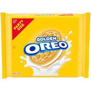 OREO Golden Sandwich Cookies, Party Size, 8.16 oz