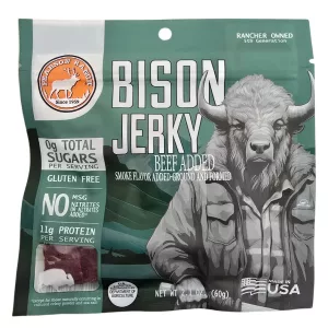 Pearson Ranch Bison Jerky - 2.1oz Resealable Bag