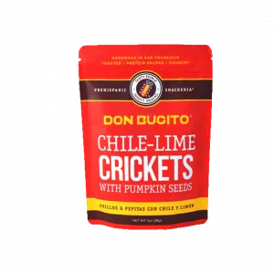 Don Bugito Edible Chili-Lime Crickets with Pumpkin Seeds