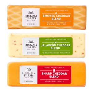 Hickory Farms Cheddar Cheese Variety Sampler - 3 Pack