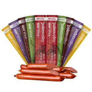 Paleovalley 100% Grass Fed Beef Sticks - 50 Ct. Variety Pack