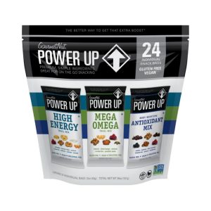 Power Up Premium Trail Mix - Variety Pack 24pk - 1.5oz: Antioxidant, Mega Omega, High Energy