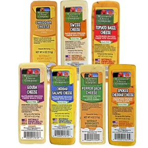 Wisconsin Cheese Company -  Cheese Block Assortment Sampler (7 pack)