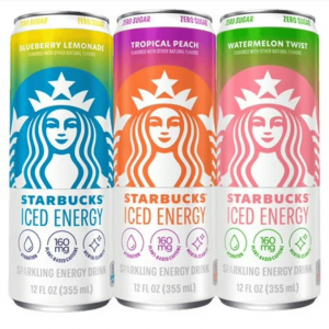 Starbucks Iced Energy Drink, Zero Sugar, 3 Flavor Variety Pack - 12 Fl Oz (12 pk)