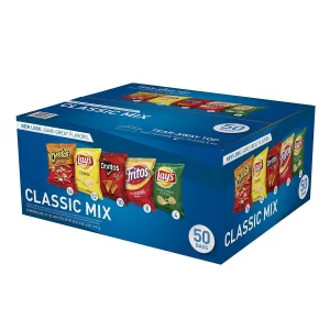 Frito Lay Variety Pack of Snacks and Chips, Classic Mix, 50 ct./1 oz.